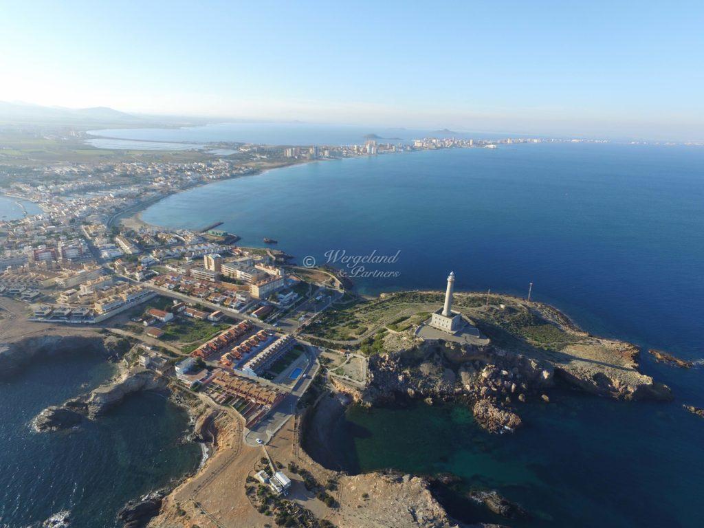 Dronebilde cabo de palos tårnet