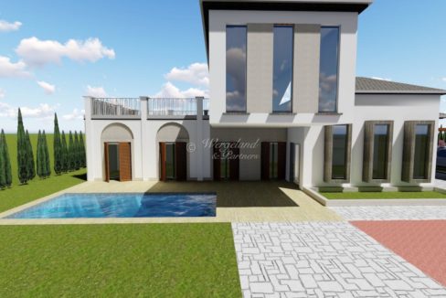 Illustrasjon villa Rustikk