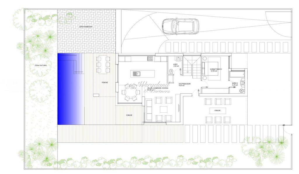  Plantegning villa