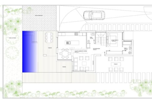 Plantegning villa