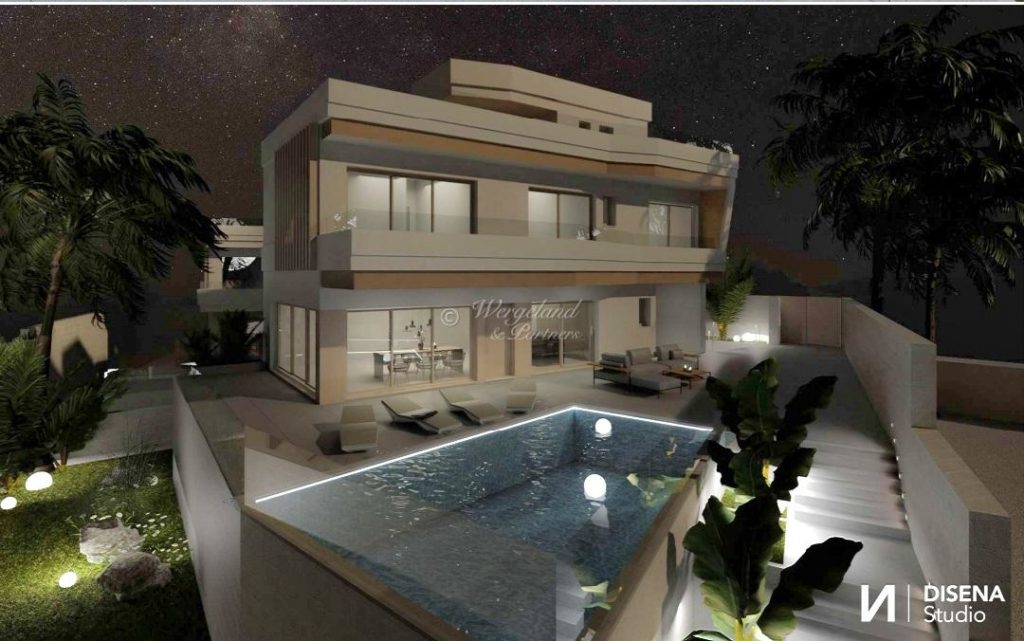 Uteområde Basseng Kveld