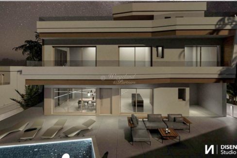 Uteområde Kveldsbelysning