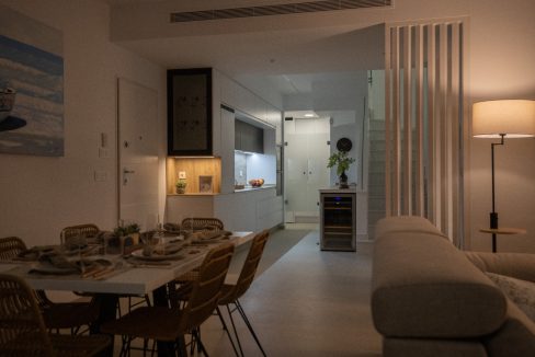 Stue Mot Kjøkken Belysning