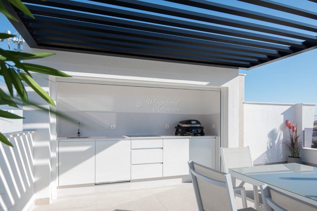 Takterrasse Pergola Utekjøkken