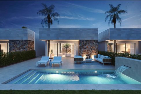 Basseng Uteområde Natt