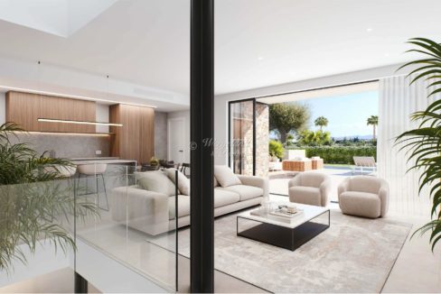 Stue Fra Patio Mot Uteområde