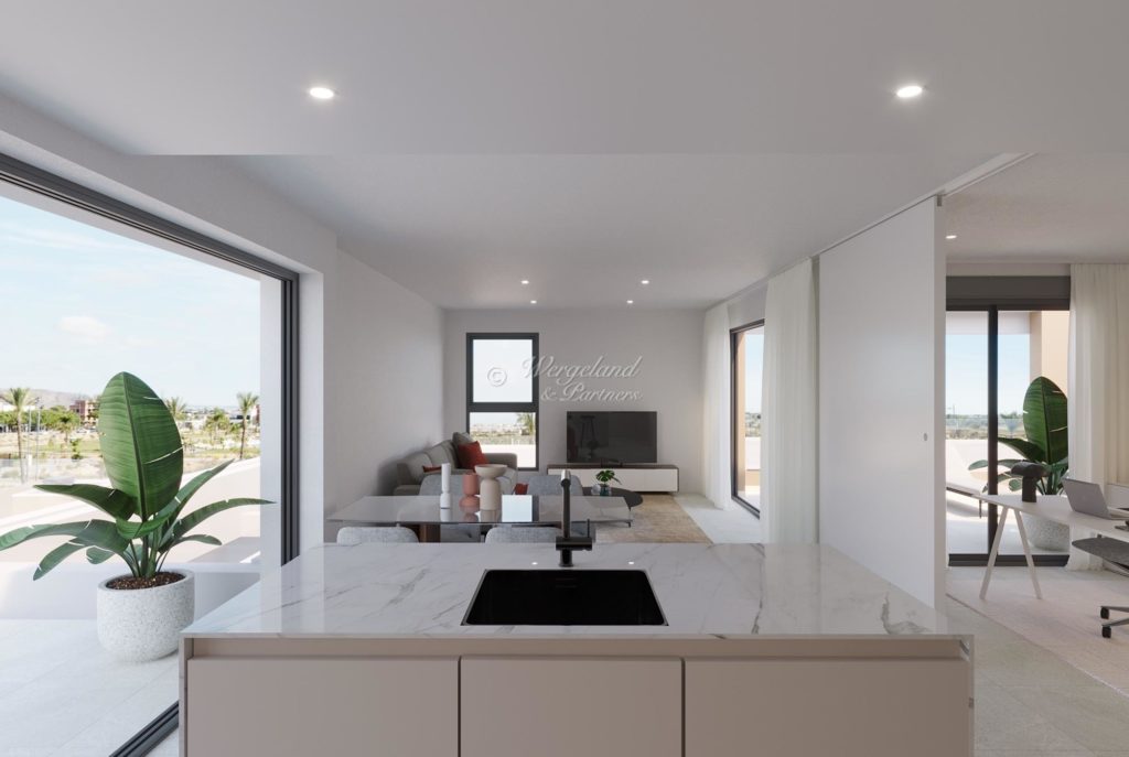  Encina 57 PENTHOUSE Kjøkken Mot Stue