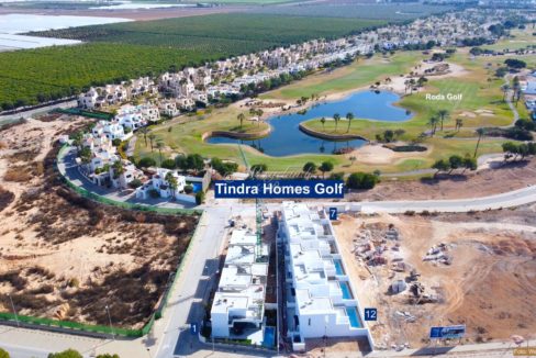 dronebilde tindra homes 2 rekker