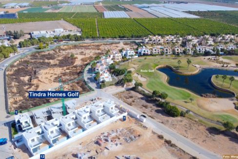 dronebilde tindra homes golf mot roda golf