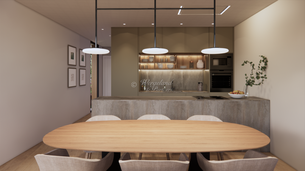 Spisestue Mot Kjøkken