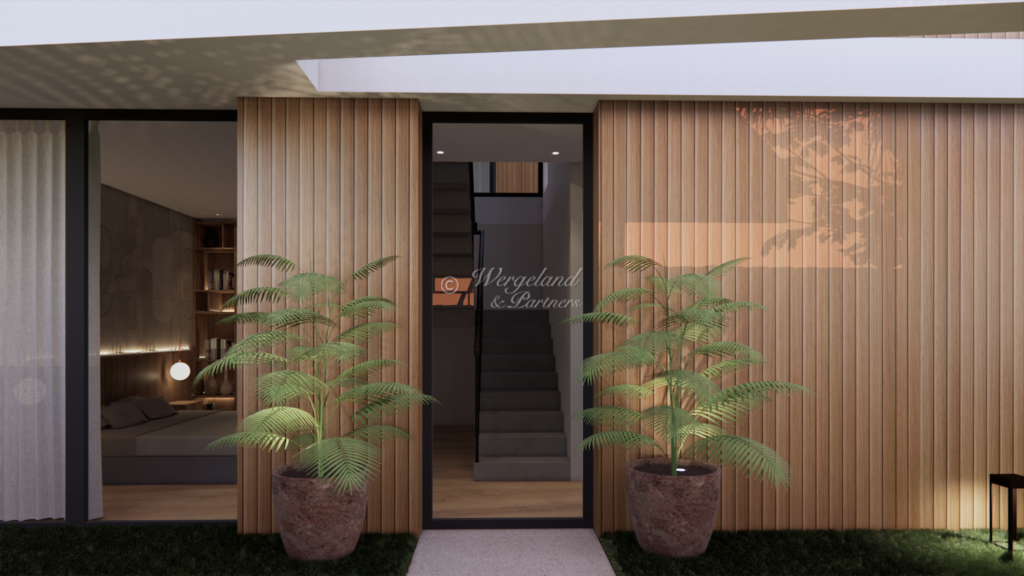 Uteområde Inngang Hus