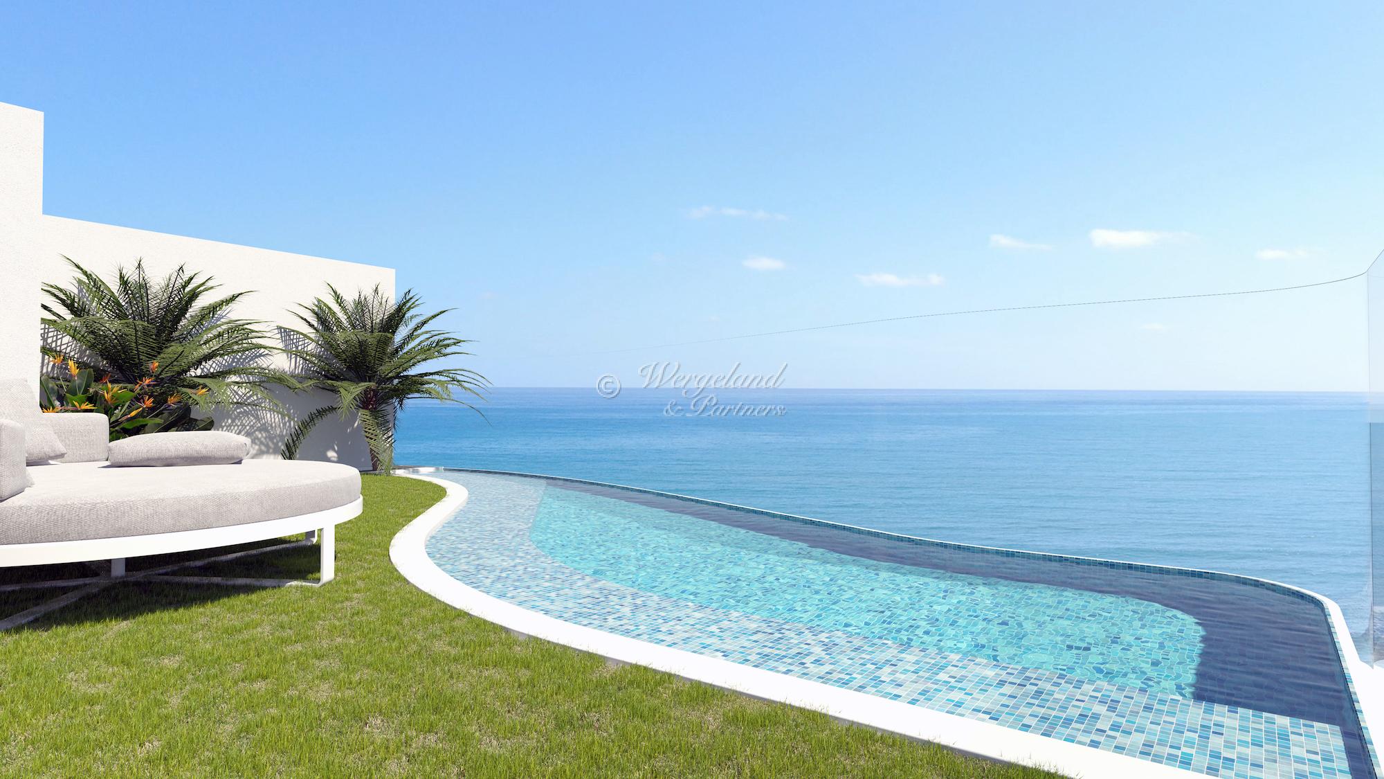 Fantastisk Penthouse, 10. etg. 3 sov/2 bad, privat basseng, resepsjon og gym! [MT2-AticoA]