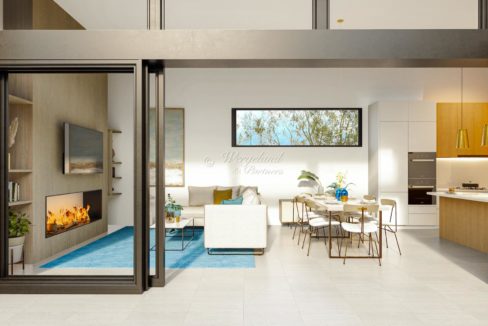 Living Room Terrace In Out