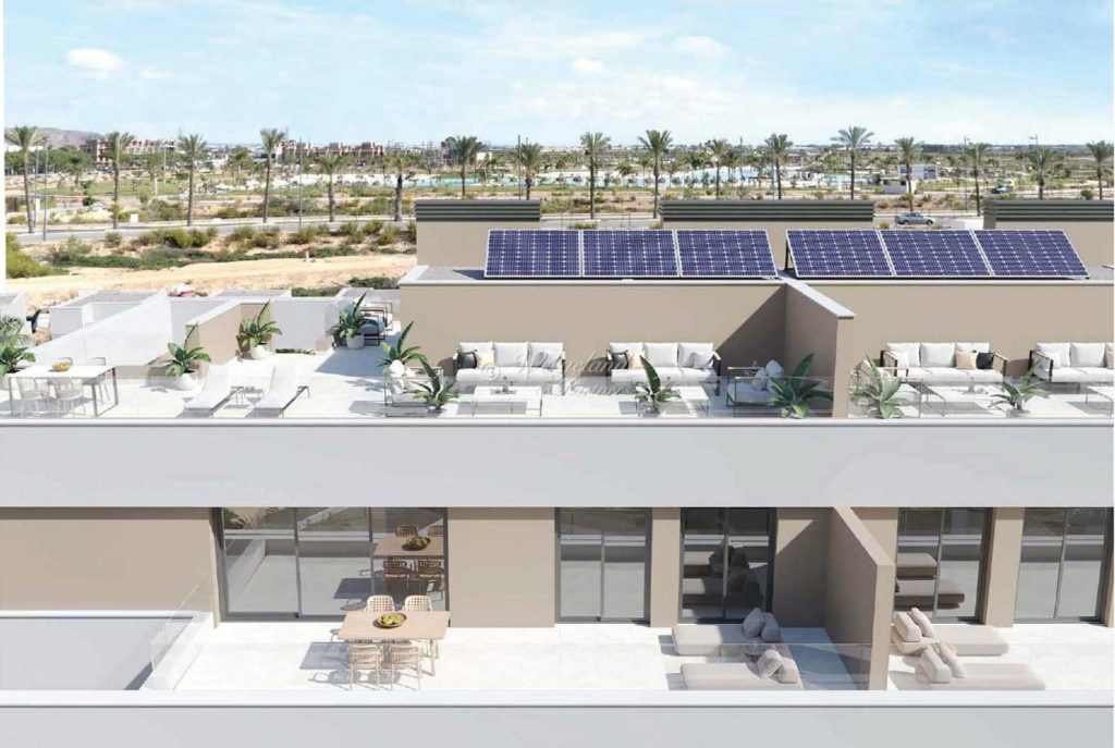 takterrasse solpanel