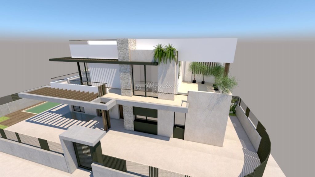 Villa Skisse Ovenfra