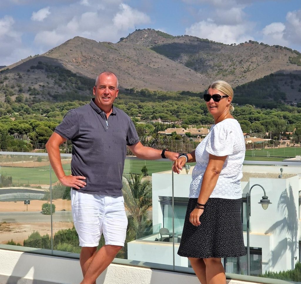 Fjelberg on teh roof terrace aug24